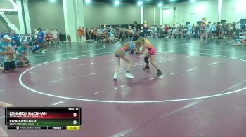 100 lbs Round 3 (8 Team) - Kennedy Bachman, Team Iowa Beach Bums vs Liza Krueger, South Dakota Heat