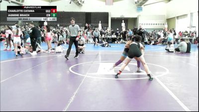 100 lbs Rr Rnd 1 - Charlotte Catania, All I See Is Gold Academy - Girls vs Jasmine Braich, Cordoba Trained (Tidal Force Girls)