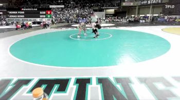 Boys 2A 120 lbs Cons. Round 5 - Rorek Foss, Black Hills vs Jonas Bond, Deer Park