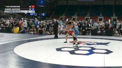 113 lbs Cons. Rd Of 16 - Ace Schweitzer, Nebraska vs Gabriel Martinez, California