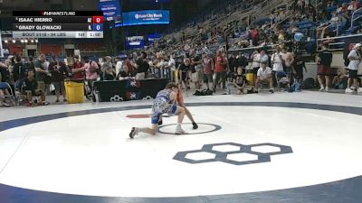 94 lbs Quarters - Isaac Hierro, Arizona vs Grady Glowacki, Illinois