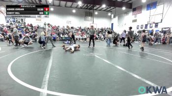 83 lbs Quarterfinal - Asher Jordan, Carl Albert vs Chevy Hill, Noble Takedown Club