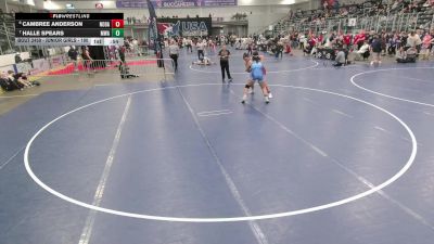 Junior Girls - 190 lbs 3rd Place Match - Cambree Anderson, North Dakota vs Halle Spears, Michigan Wrestling Academy