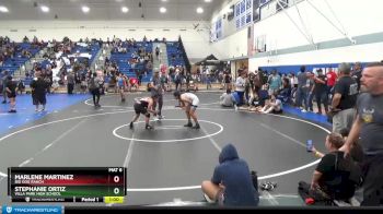 116 lbs Cons. Semi - Stephanie Ortiz, Villa Park High School vs Marlene Martinez, Big Dog Ranch