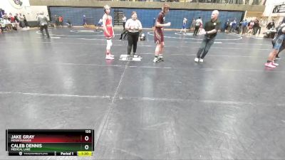 135 lbs Cons. Round 1 - Jake Gray, Mountainside vs Caleb Dennis, Medical Lake