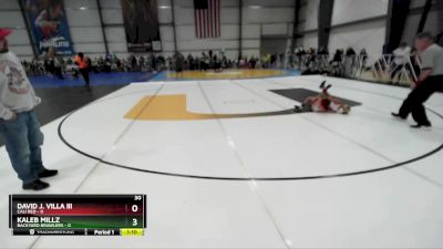 48 lbs Rd# 5- 3:45pm Friday Final Pool - Kaleb Millz, Backyard Brawlers vs David J. Villa III, Cali Red