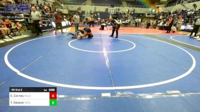 132 lbs Rr Rnd 2 - Ethan Carney, Mojo Grappling Academy vs Tjaii Salazar, Wesley Wrestling Club