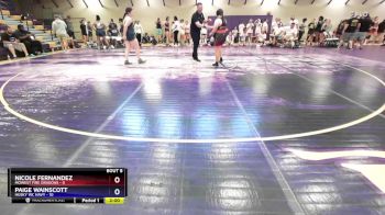 190 lbs Round 2 (10 Team) - Nicole Fernandez, MoWest Fire Dragons vs Paige Wainscott, Husky WC Navy