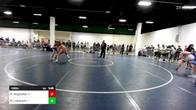 136 lbs Quarterfinal - Axel Rogotzke, MN vs Breckin Lukanich, FL