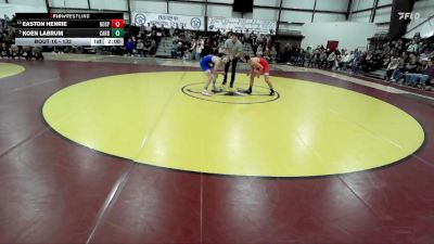 132 lbs Champ. Round 1 - Koen Labrum, Carbon vs Easton Henrie, North Sanpete