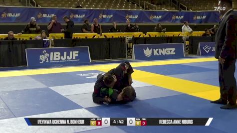Rebecca Anne Niburg vs Ifeyinwa Uchenna N. Bonheur 2026 Pan Jiu Jitsu IBJJF Championship