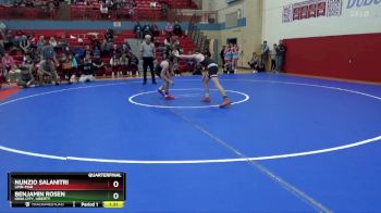 113 lbs Quarterfinal - Benjamin Rosen, Iowa City, Liberty vs Nunzio Salanitri, Linn-Mar
