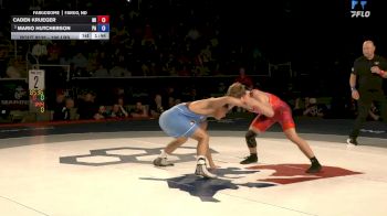 190 lbs 1st Place Match - Caden Krueger, MI vs Mario Hutcherson, PA