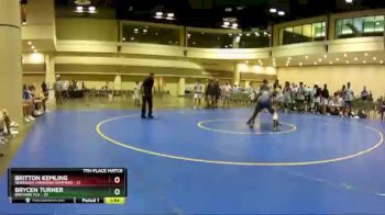 170 lbs Placement (16 Team) - Brycen Turner, Brevard FCA vs Britton Kemling, Nebraska Hawaiian Hammers