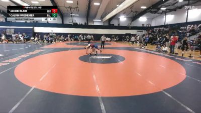 133 lbs Quarterfinal - Jacob Blair, Arcadia vs Calvin Wiedemer, Washington And Lee