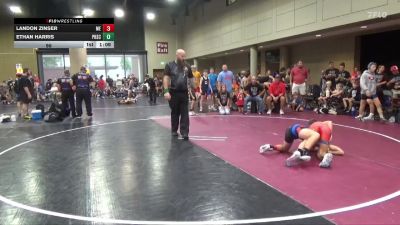 90 lbs Round 4 (6 Team) - Landon Zinser, Moyer Elite vs Ethan Harris, Powerhouse