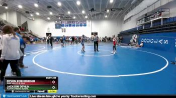 95 lbs Semifinal - Jackson Devlin, Alliance Middle School vs Dyson Eixenberger, Sage Valley Jr High