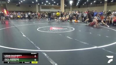 157 lbs Round 1 (6 Team) - Zach Andreoni, Alabama Takedown vs Logan Daugherty, Mississippi Mayhem