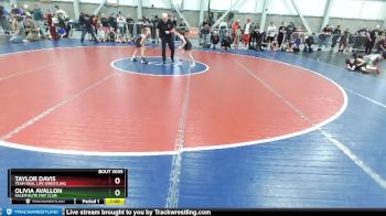 67 lbs Quarterfinal - Olivia Avallon, Salem Elite Mat Club vs Taylor Davis, Team Real Life Wrestling