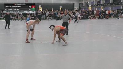 157 lbs Cons. Sub-quarters - Jayden Cardona, Vici vs Blake Sheppard, Pinnacle Wrestling School