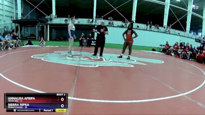 170 lbs Round 1 (4 Team) - Annalisa Afrifa, Texas Red vs Sierra Ripka, Pennsylvania