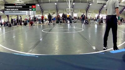 184 lbs Cons. Round 3 - Nick Kaplack, Ohio Northern Univerity vs Harrison Hoopes, Southern Virginia