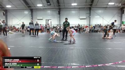 61/64 Round 1 - Kinsley Jones, Grappling House WC vs Grace Kerr, Alpha Wrestling Club