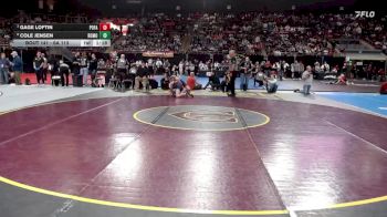 6A 113 lbs Quarterfinal - Gage Loftin, Post Falls vs Cole Jensen, Rocky Mountain