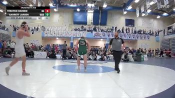 165 lbs 5th Place Match - Trexton Harned, Rigby vs Garrett Larsen, Wood River High School