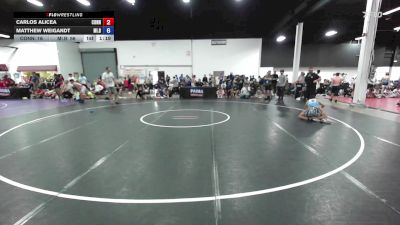 140 lbs Carlos Alicea, Connecticut vs Matthew Weigandt, Michigan Blue