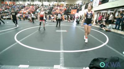 115 lbs Rr Rnd 3 - Gabrielle Bevenue, R.A.W. vs Zoey Strickland, HURRICANE WRESTLING ACADEMY