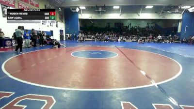 120 lbs Champ. Round 1 - Ruben Reyes, Oak Hills vs Saif Alsal, Chino Hills