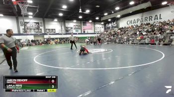 105 lbs 3rd Place Match - Jaelyn DeHoff, Great Oak vs Layla Frye, Murrieta Valley