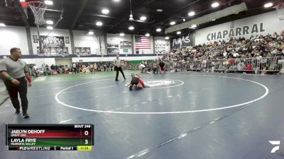 105 lbs 3rd Place Match - Jaelyn DeHoff, Great Oak vs Layla Frye, Murrieta Valley