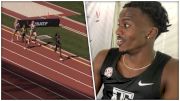 Brandon Miller REACTS To His Girlfriend Athing Mu Qualify at USAs