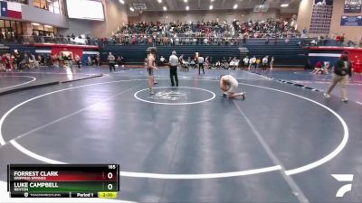 165 lbs Cons. Round 2 - Luke Campbell, Benton vs Forrest Clark, Dripping Springs