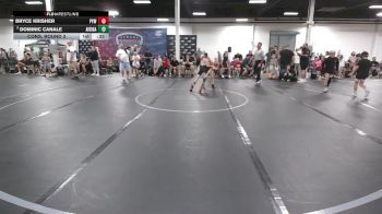 72 lbs Cons. Round 3 - Dominic Canale, All I See Is Gold Academy vs Bryce Krisher, Powhatan Youth Wrestling