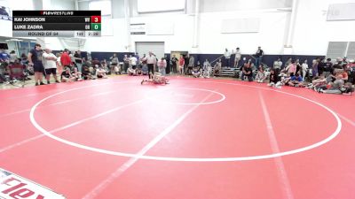 C-160 lbs Round Of 64 - Kai Johnson, WV vs Luke Zadra, OH