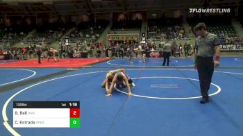 130 lbs Semifinal - Brendan Bell, RAW vs Caiden Estrada, Sperry Wrestling Club