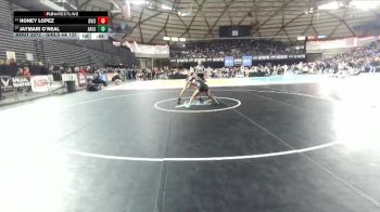 Girls 4A 125 lbs Cons. Round 1 - Honey Lopez, Davis (Girls) vs Jaymari O`Neal, Arlington (Girls)