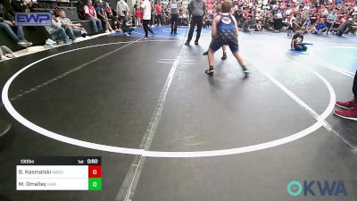 130 lbs Rr Rnd 2 - Bryson Kosmalski, Wagoner Takedown Club vs Michael Omalley, HURRICANE WRESTLING ACADEMY