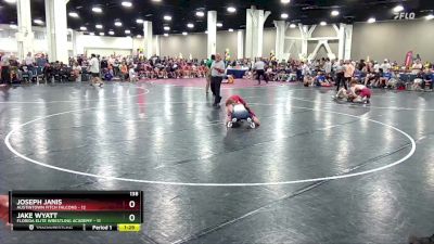 138 lbs Quarterfinals (8 Team) - Joseph Janis, Austintown Fitch Falcons vs Jake Wyatt, Florida Elite Wrestling Academy