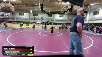 Round 3 - Hadley Fladeland, Stanley Wrestling Club vs Sofia Flores, Harding County