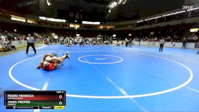 138 lbs 1st Place Match - Pedro Mendoza, Walden Grove vs Owen Proper, Marana