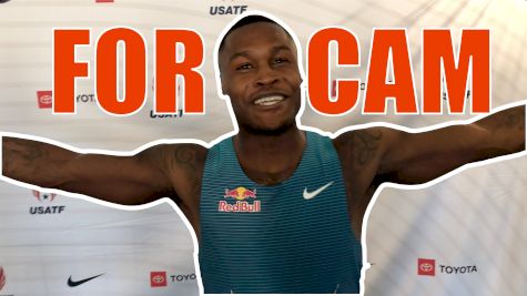 Eli Hall Runs 9.90 Makes Team USA 4x100m Relay Team, Dedicating His Season To Cameron Burrell