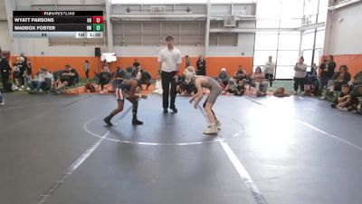 84 lbs Round 1 (4 Team) - Maddox Foster, Valor Wrestling vs Wyatt Parsons, Ohio Gold