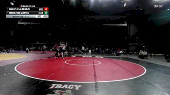 115 lbs Cons. Round 4 - Madilynn Martin, Oakmont vs AnnA`Licia Rendel, Natomas