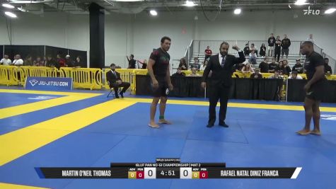 Rafael Natal Diniz Franca vs Martin O'Neil Thomas 2026 Pan IBJJF Jiu-Jitsu No-Gi Championship