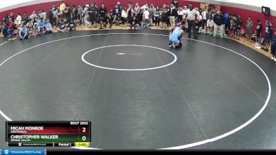 132-133 lbs Semifinal - Micah Monroe, Centennial vs Christopher Walker, Spring Valley