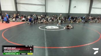 70-74 lbs Quarterfinal - Greyson Gale, Port Angeles Wrestling Club vs Peerless Portrey, Big Cat Wrestling Club